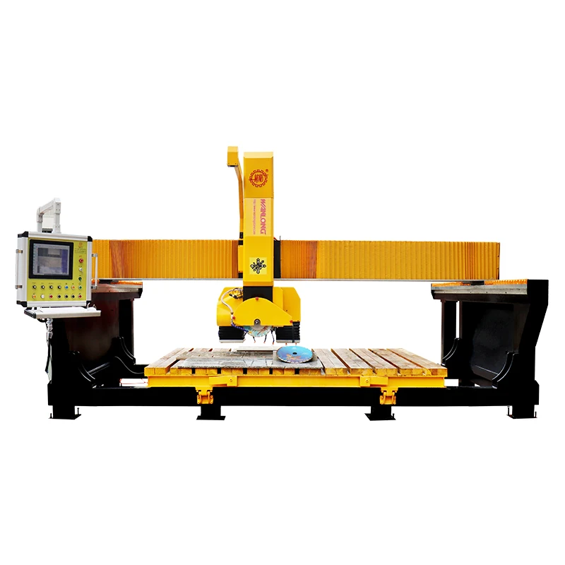 high precise 5 axis processing cnc bridge saw marble stone cutting machine
