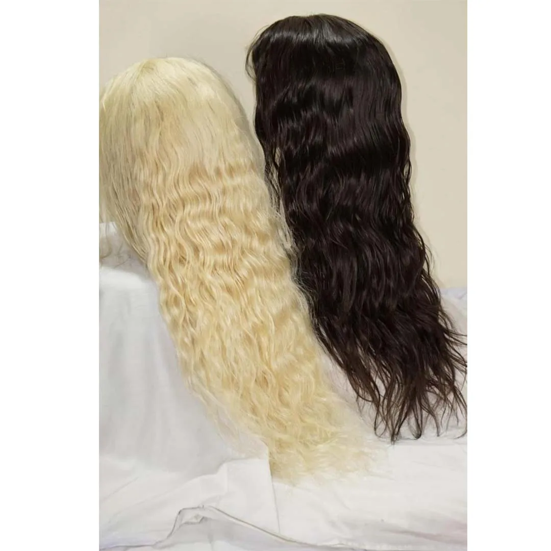 Unprocessed blonde Indian hair best quality raw indian human hair high quality 613 bleached indian human hair