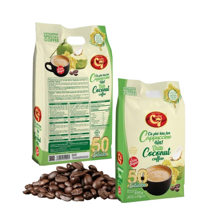 Instant Coffee Powder Making Coffee Powder Using With Hot Water Mix Coconut Milk Powder Made In Vietnam Manufacturer