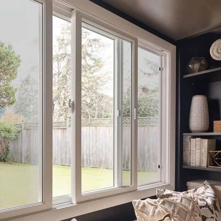 Australian Holcom Modern Traditional Features Aluminum Alloy Sliding Windows European Design Folding Plastic Noise Cancelling