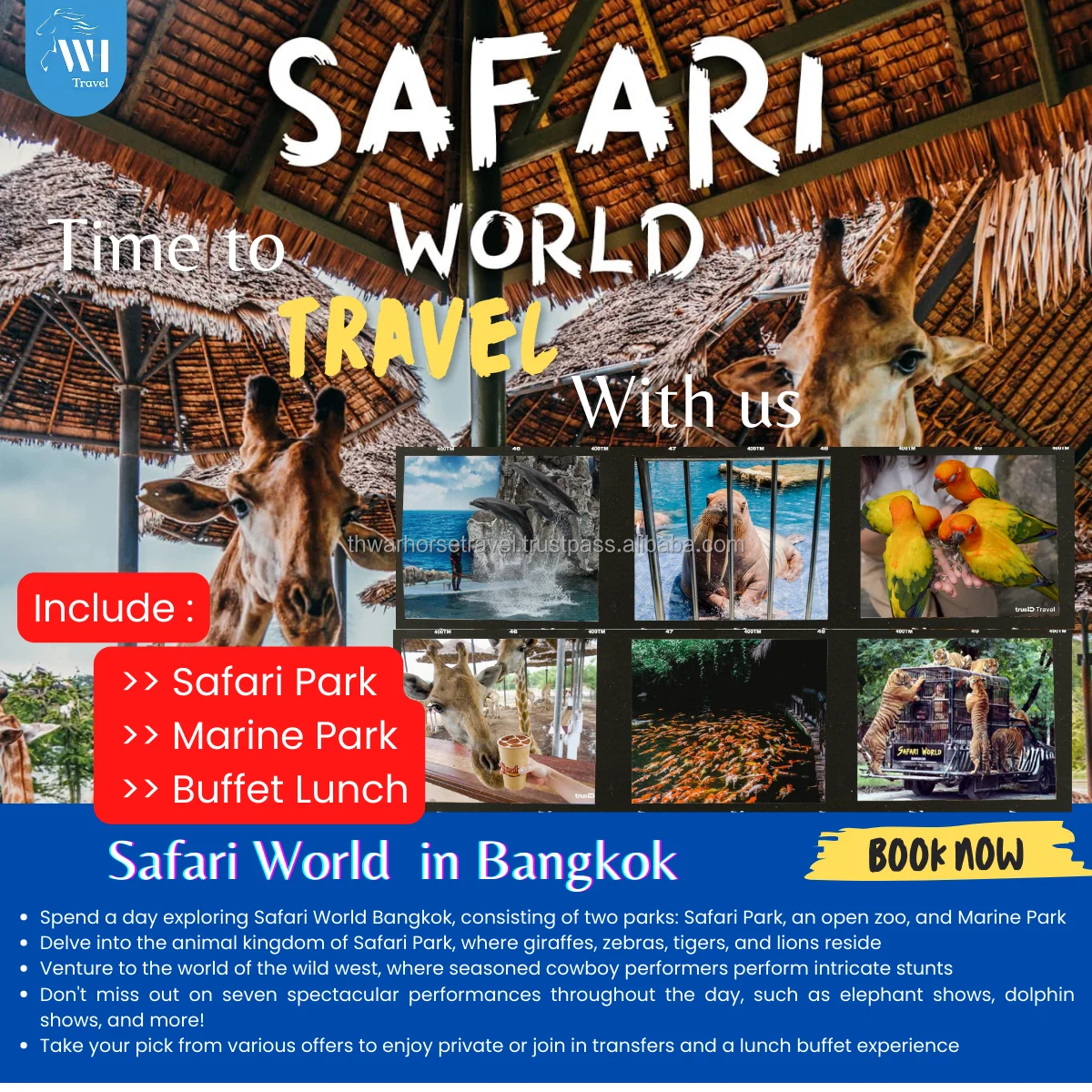 Package J One day trip in Bangkok (Thailand) Travel packages Pattaya Travel Adventure