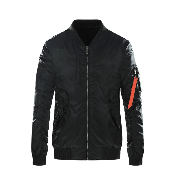 Hot selling 2022 windproof and waterproof Padding bomber jacket men and baseball padded jacket without hood