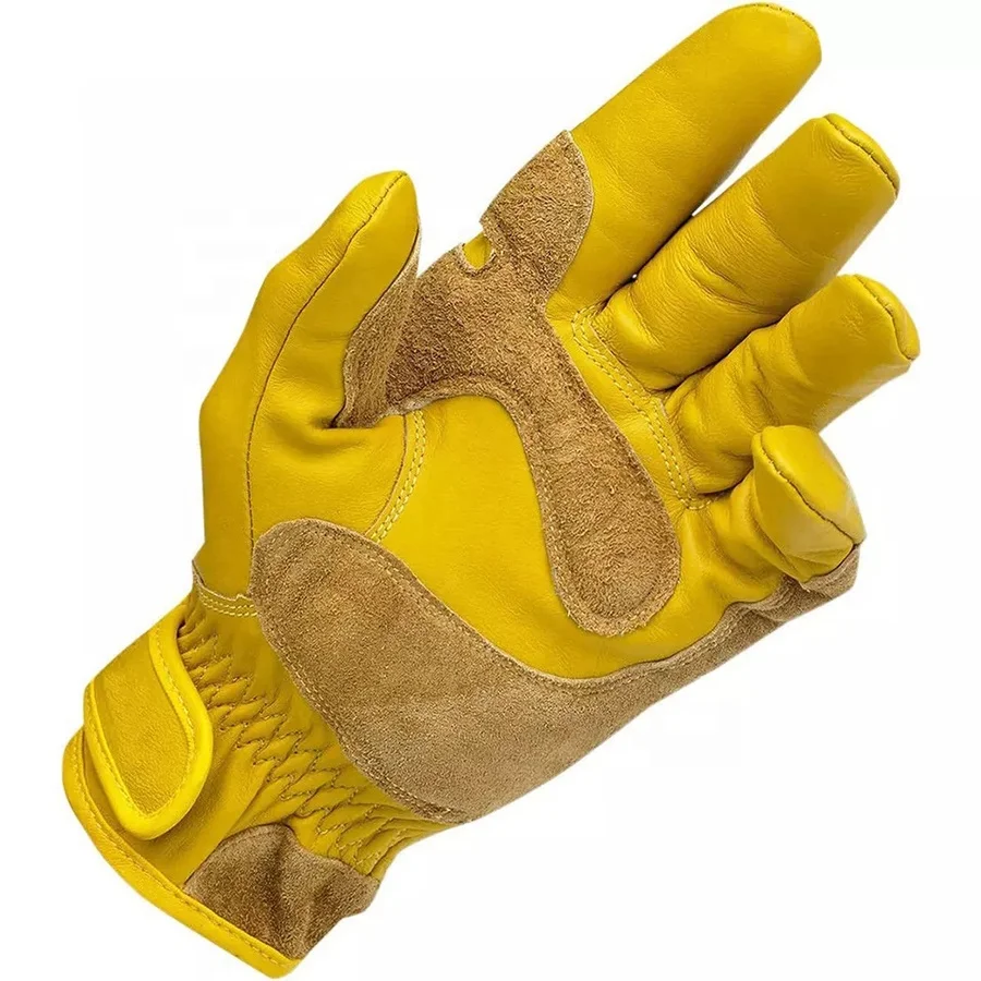 Hot sale Personal Protective Equipment cow split leather safety 707 working gloves