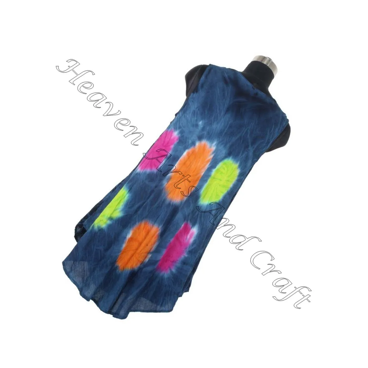 Indian Supplier Clothing Tie Dye Umbrella Dress