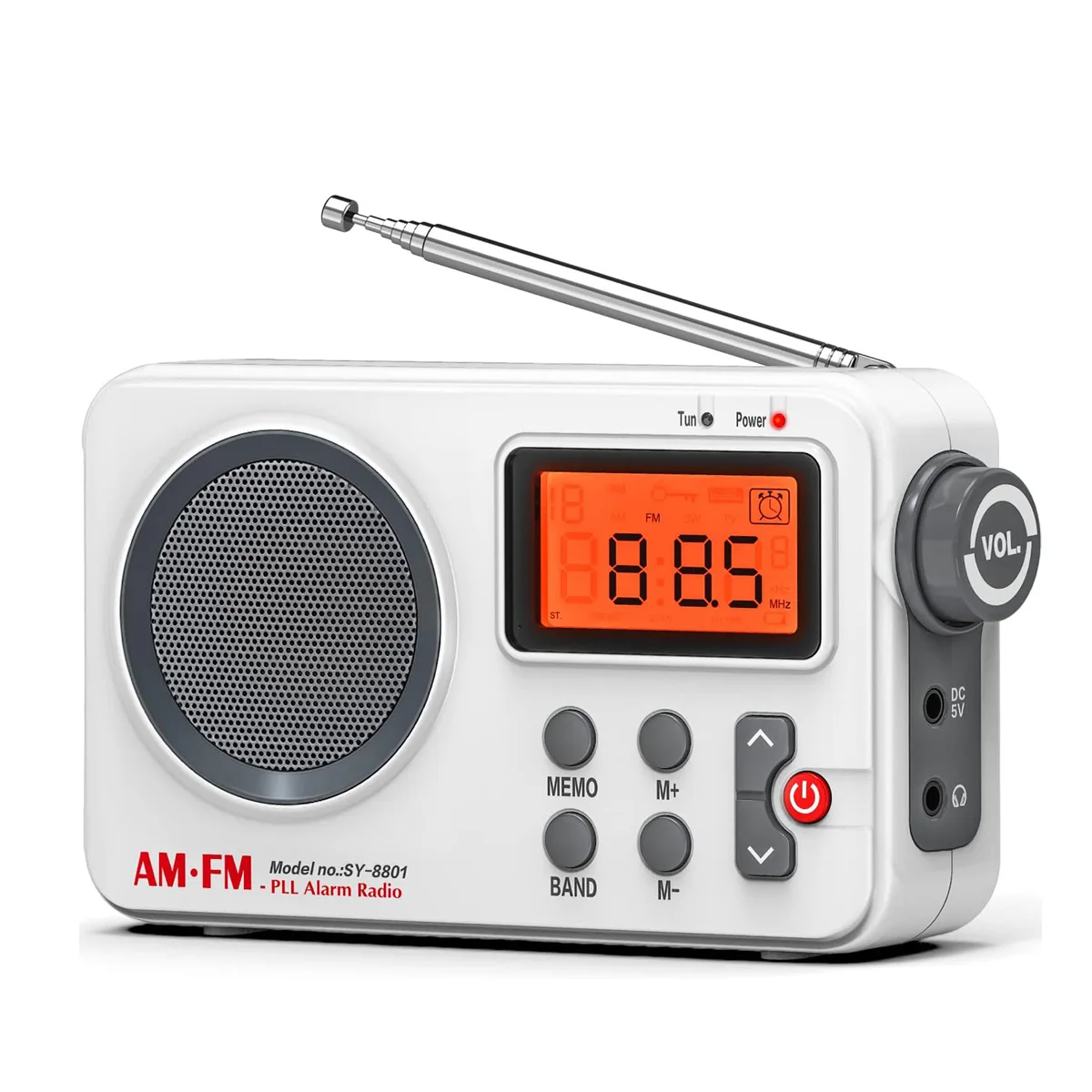 Новое радио AM/FM высококачественное домашнее портативное для пожилых людей