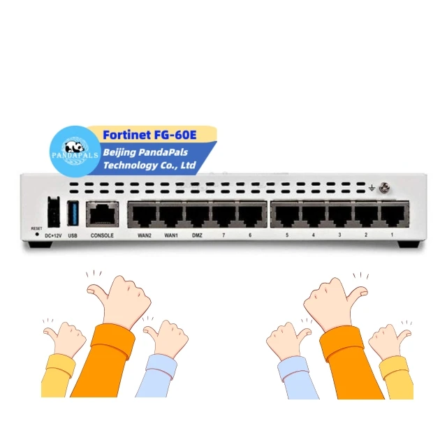 Оригинальный новый бренд Fortinet FG-60E FortiGate 60E серии oem б/у брандмауэр