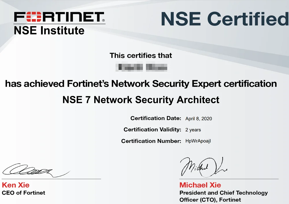 Fortinet High End NGFW FortiGate-4400F/