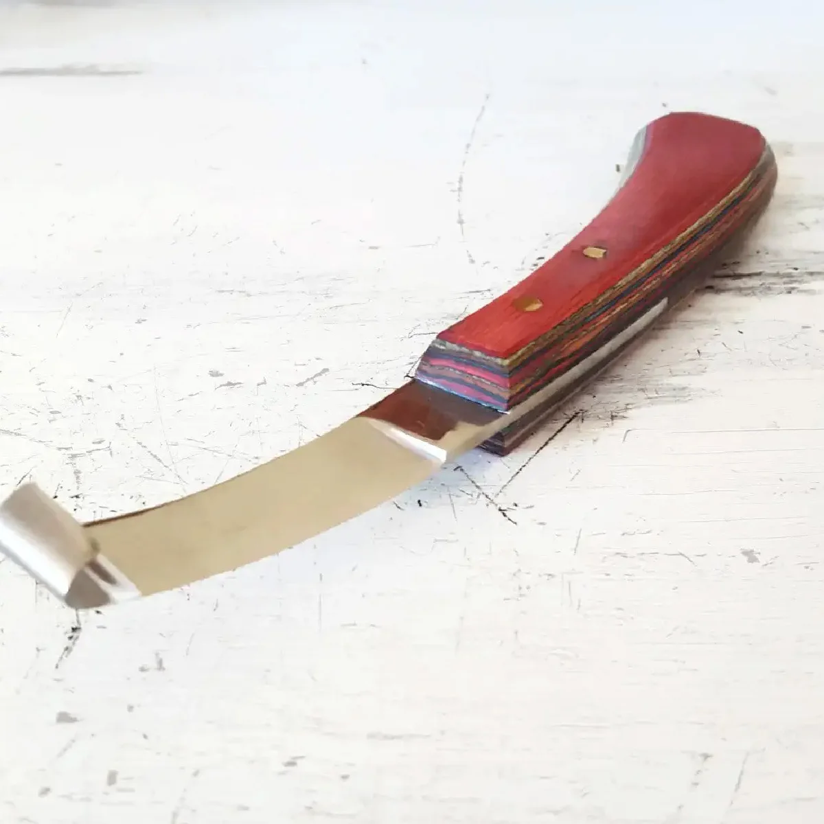 Factory Wholesale Custom Logo Wooden Hoof Knives Best selling Horse Grooming Knife Veterinary Equipment Instruments