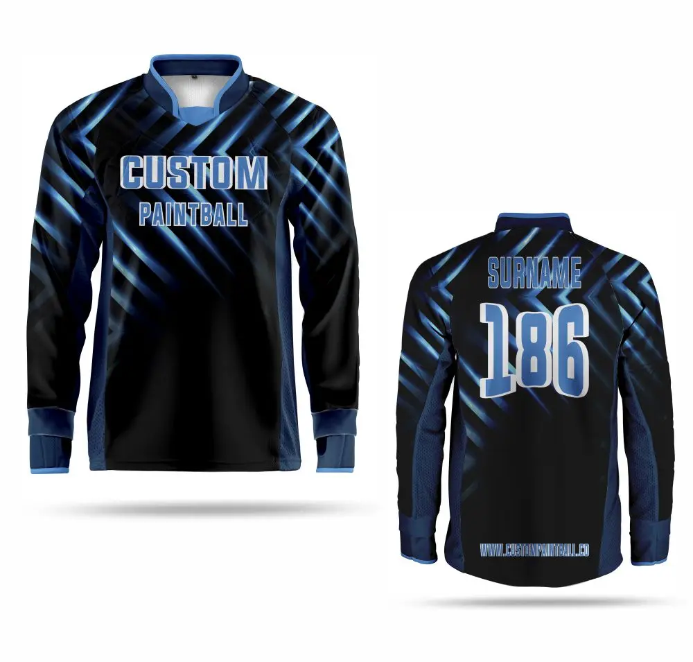 Sublimation Paintball Heat Press Sublimated Paintball Jersey Wholesales Custom Size Paintball jerseys