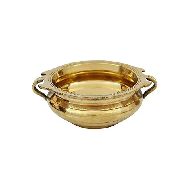 Modern Theme Metal Urli Diya Pack of 3 With Brass For Interior Home Decor Diwali Bowl Diya For Home Decoration