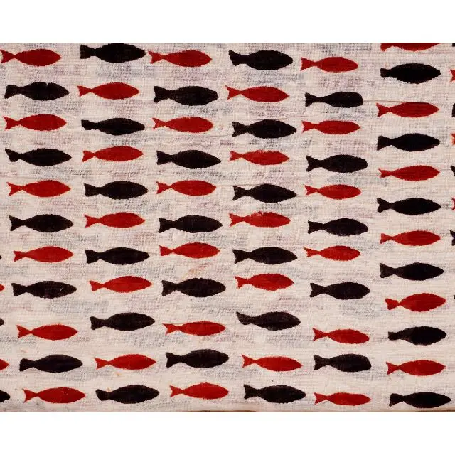 Hand Block Printed Pario Gaiter Sarongs Beach Cover Up Women Head Scarves Size 72x44 Inches Wholesale And Low Price Bagru Print