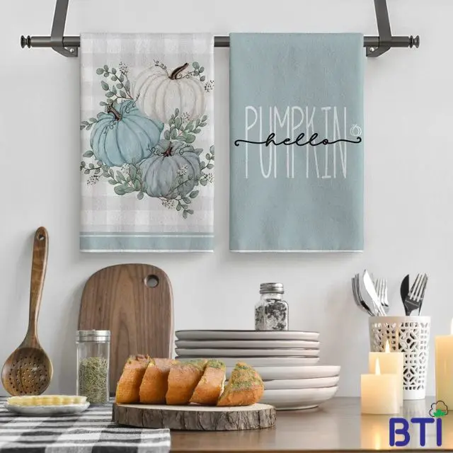 Полотенце Кухонное с печатным рисунком 100% хлопчатобумажные кухонные полотенца коврики для чистки посуды