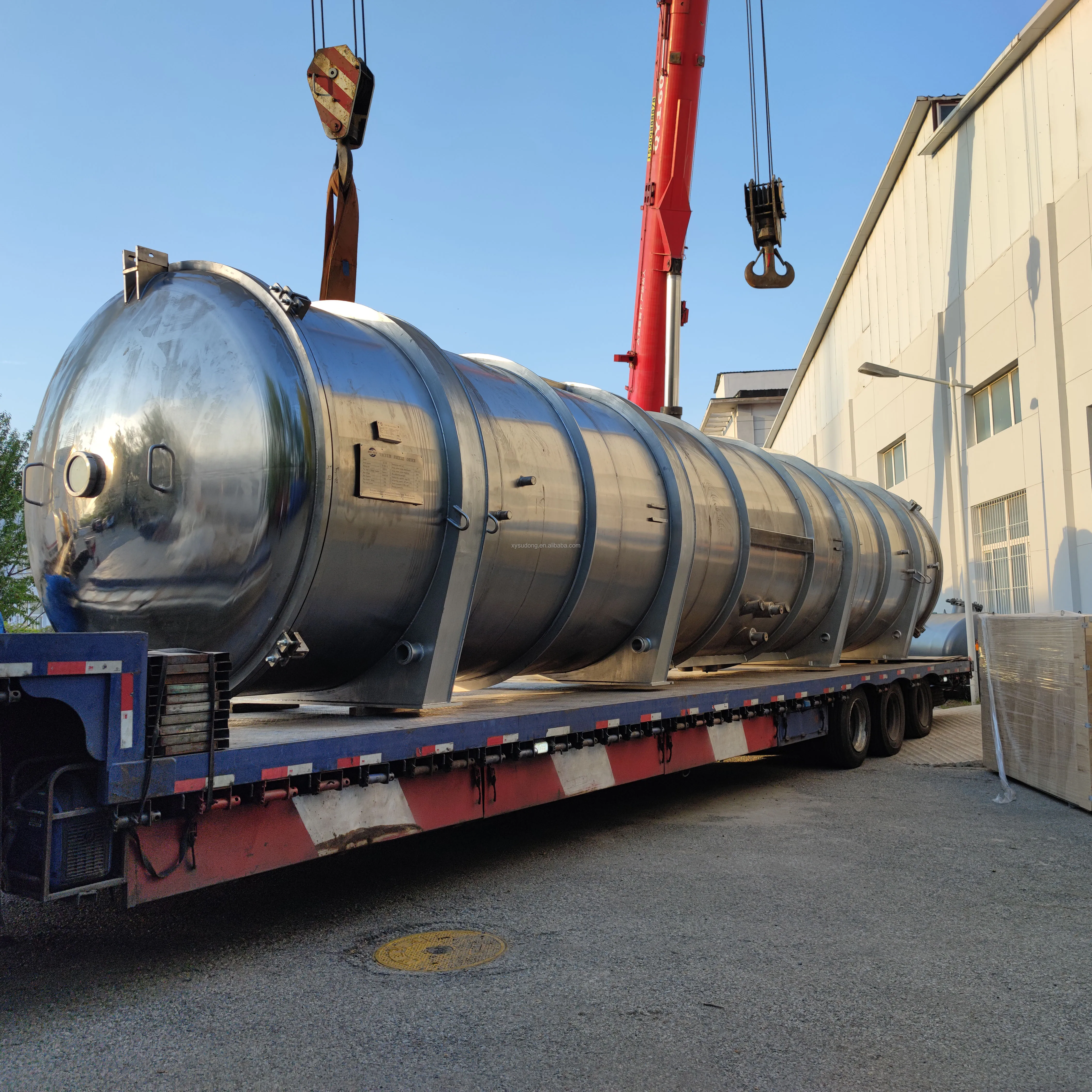 high quality large capacity CE Certificate Vacuum Food Freeze Dryer stainless steel For Fruits And Vegetables