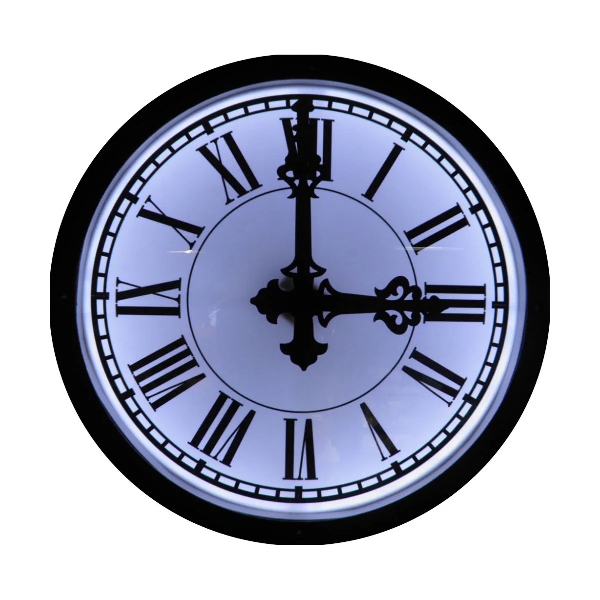 Top quality Street clock D600 mm on a steel pole own production