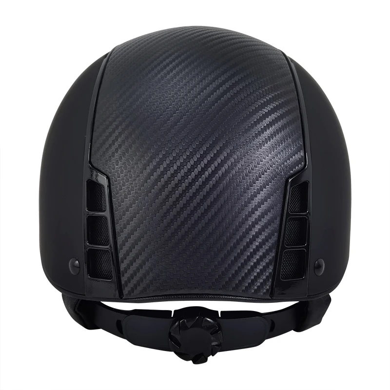 Fast Delivery CE VG1 Approved Equestrian Helmet Carbon Fiber Horse Riding Helmet Cover