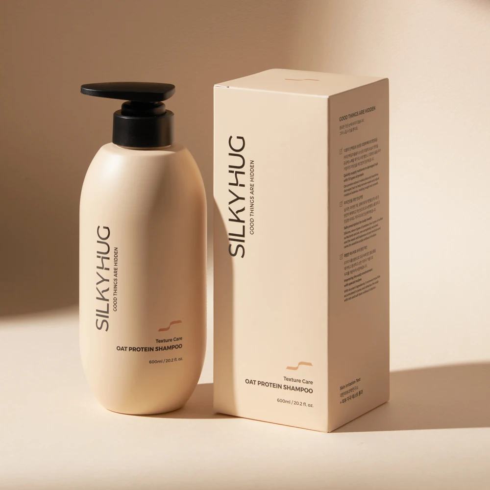 SILKYHUG Oat Mildly Acidic Protein Shampoo Home Care specialized Company with a Premium Level Made in Korea Best Selling (600ml)