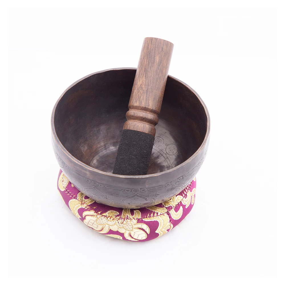 Hot Sale Hand Hammered Tibetan Singing Bowl Used For Chakra Healing With Wooden Mallet And Silk Pillow Buy At Best Price