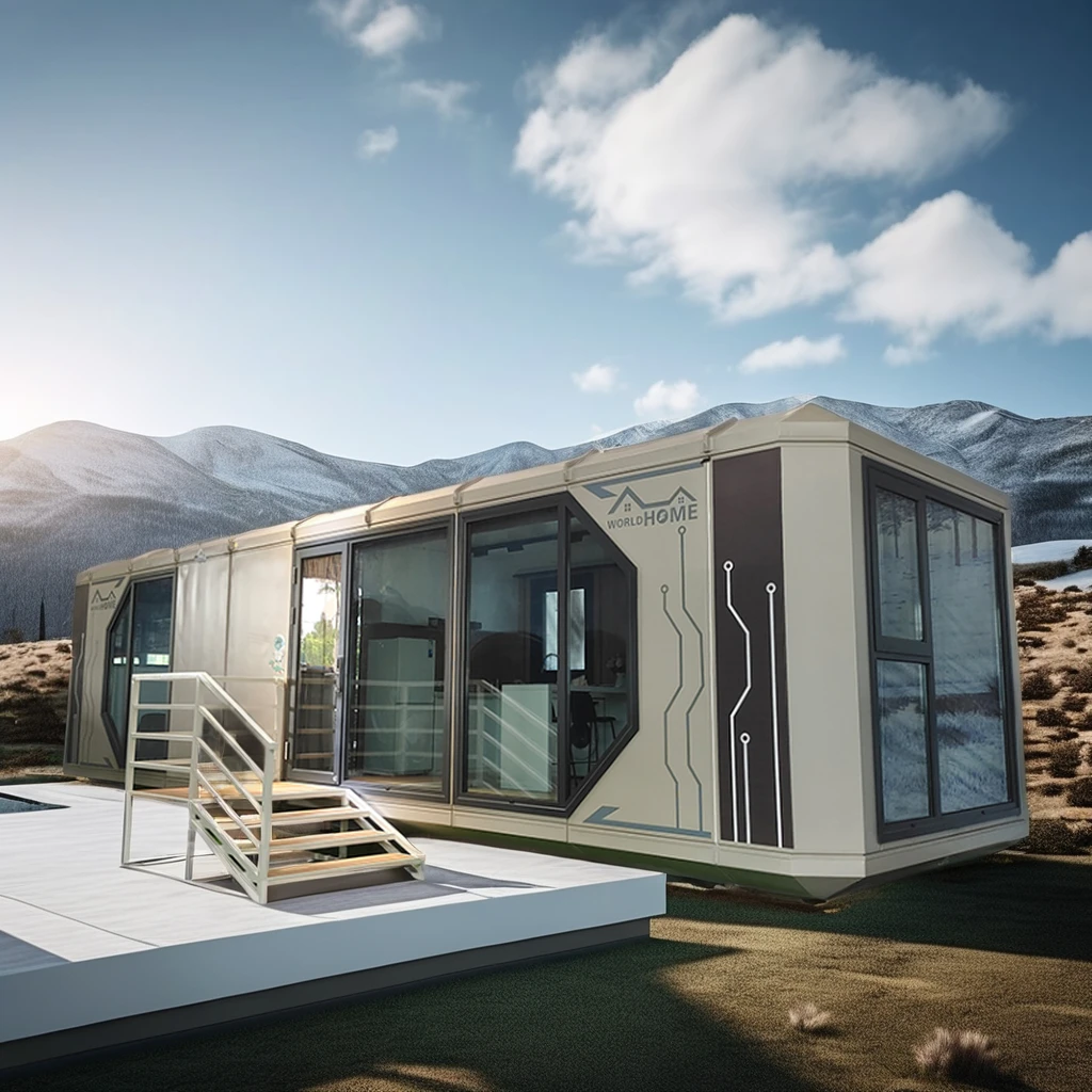 Detachable Economic Villa Prefabricated Building Kit Easy Assemble Simple Steel Structure Modular Homes
