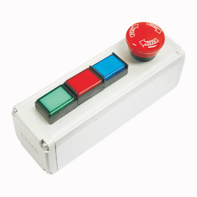 SiRON H302 H303 Electrical Main Switch Box 4 Holes Position Aluminum Case Waterproof Push Button Box