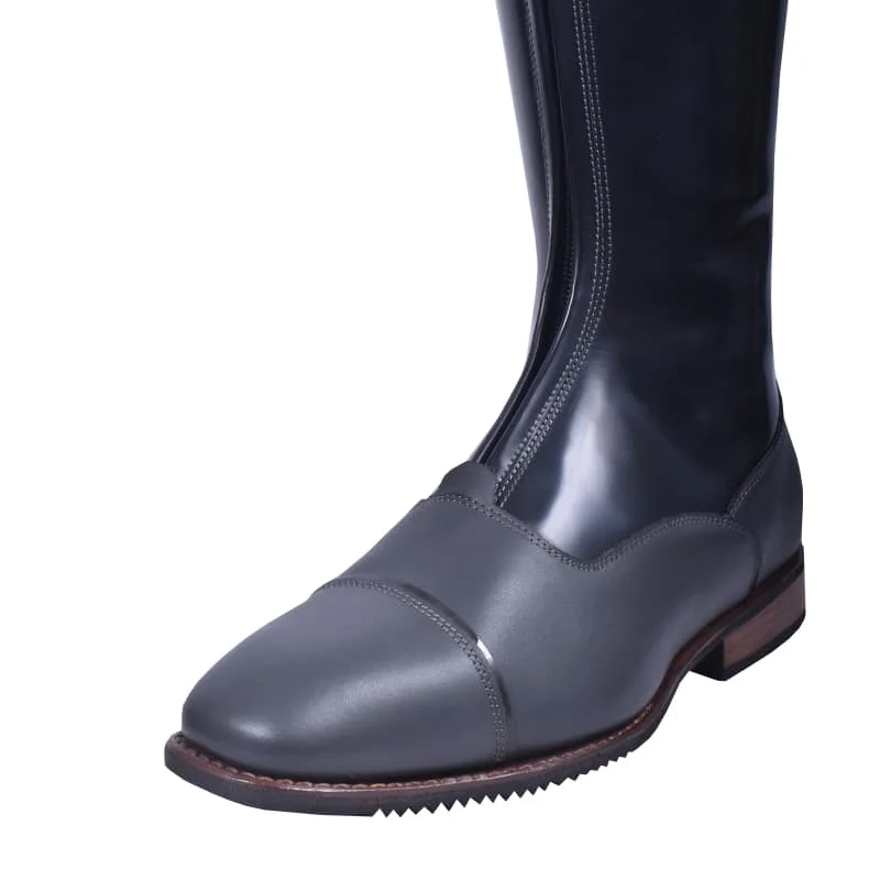 Horse Racing Boots, Black Genuine Leather Custom Made with Laces Riding Boots, 2020 Hand made Boot for men