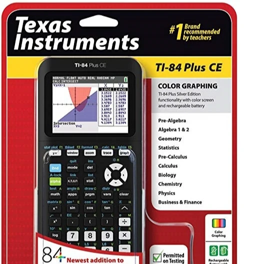 Оригинальный оптовая продажа Texas Instruments графический калькулятор TI-84 плюс CE с