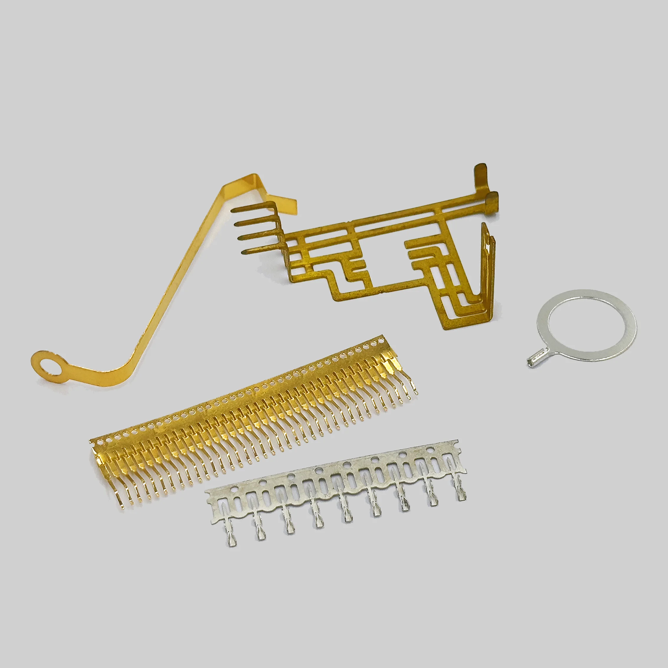 BOSI Custom Brass Copper Battery Clip Leaf Spring Electrical Contact