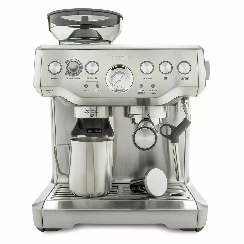 ORDER TOP CHOICE NEW Barista Express Espresso Machine, Brushed Stainless Steel, BES870XL