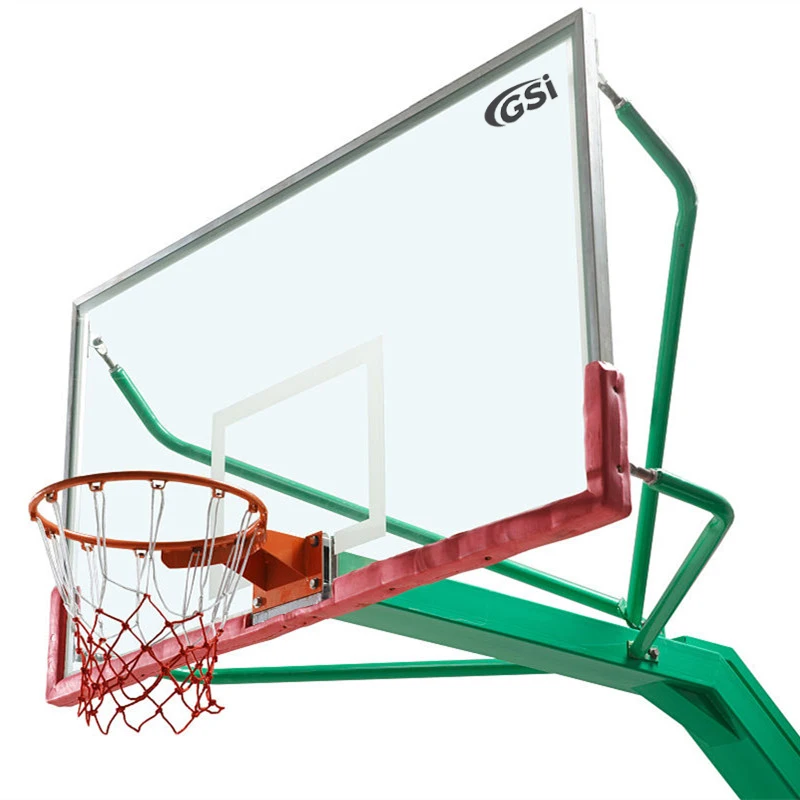 Custom Outdoor Acrylic Basketball Backboard Transparent Sports Acrylic Basketball Board with Ring, For Sports