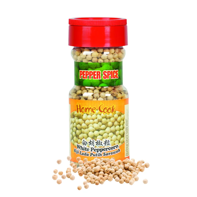 Sarawak Malaysia Premium Grade Clean White Pepper Granule Corn 70g Natural Seasoning Chinese Hot Pot Soup White Pepper Seeds