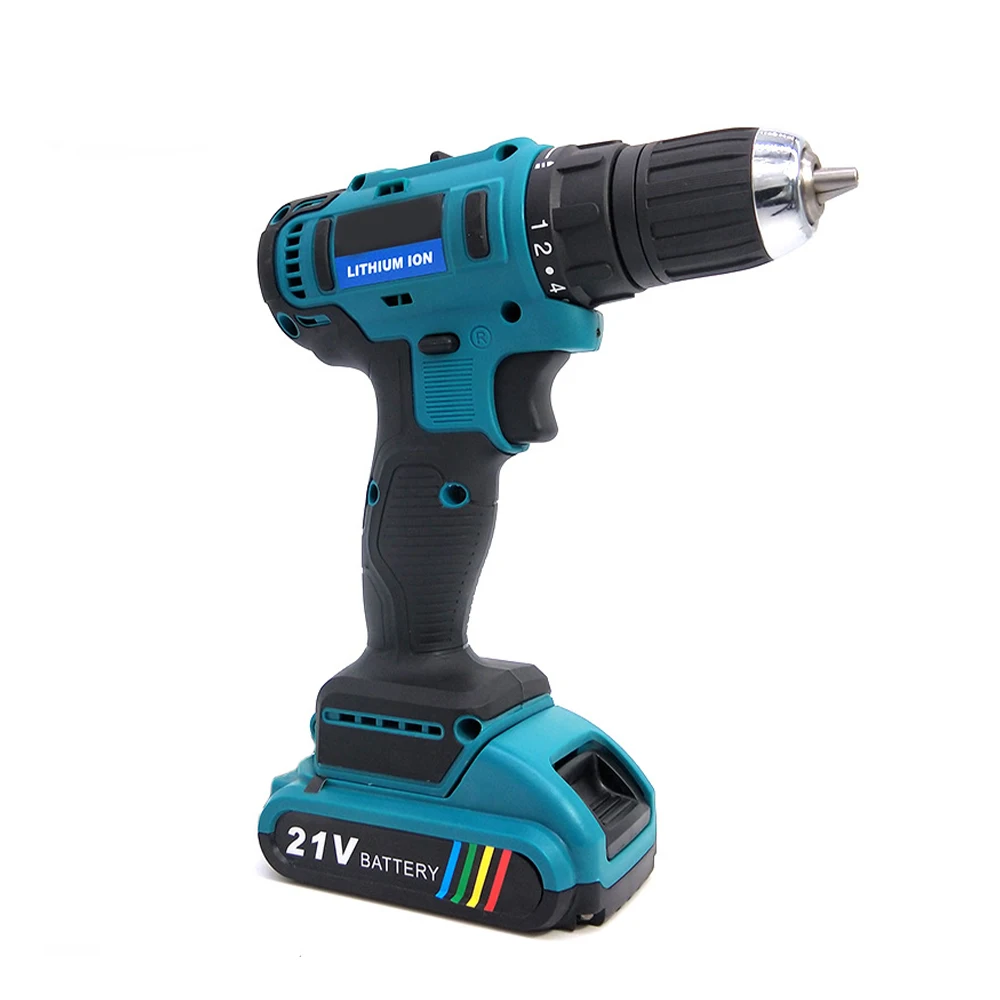 21V the Best Lithium Battery Cordless Electric Drill Power Drilling Machines Brushless Drill Tools Combo Set