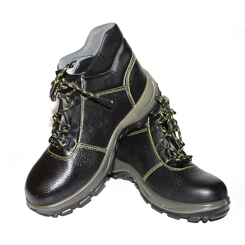 Direct From Factory High Quality OEM Customized Construction Shoes Work safety shoes Steel toe and plate Leather Safety Boots