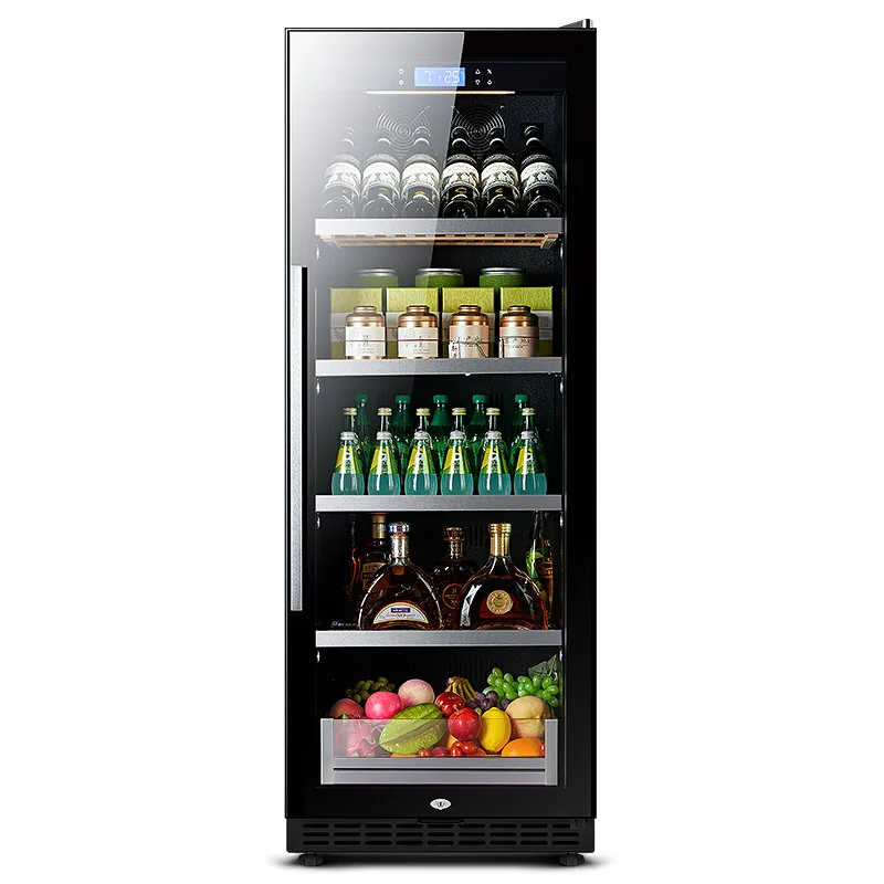 Full Glass Door Upright Beverage Coolers  Refrigerator
