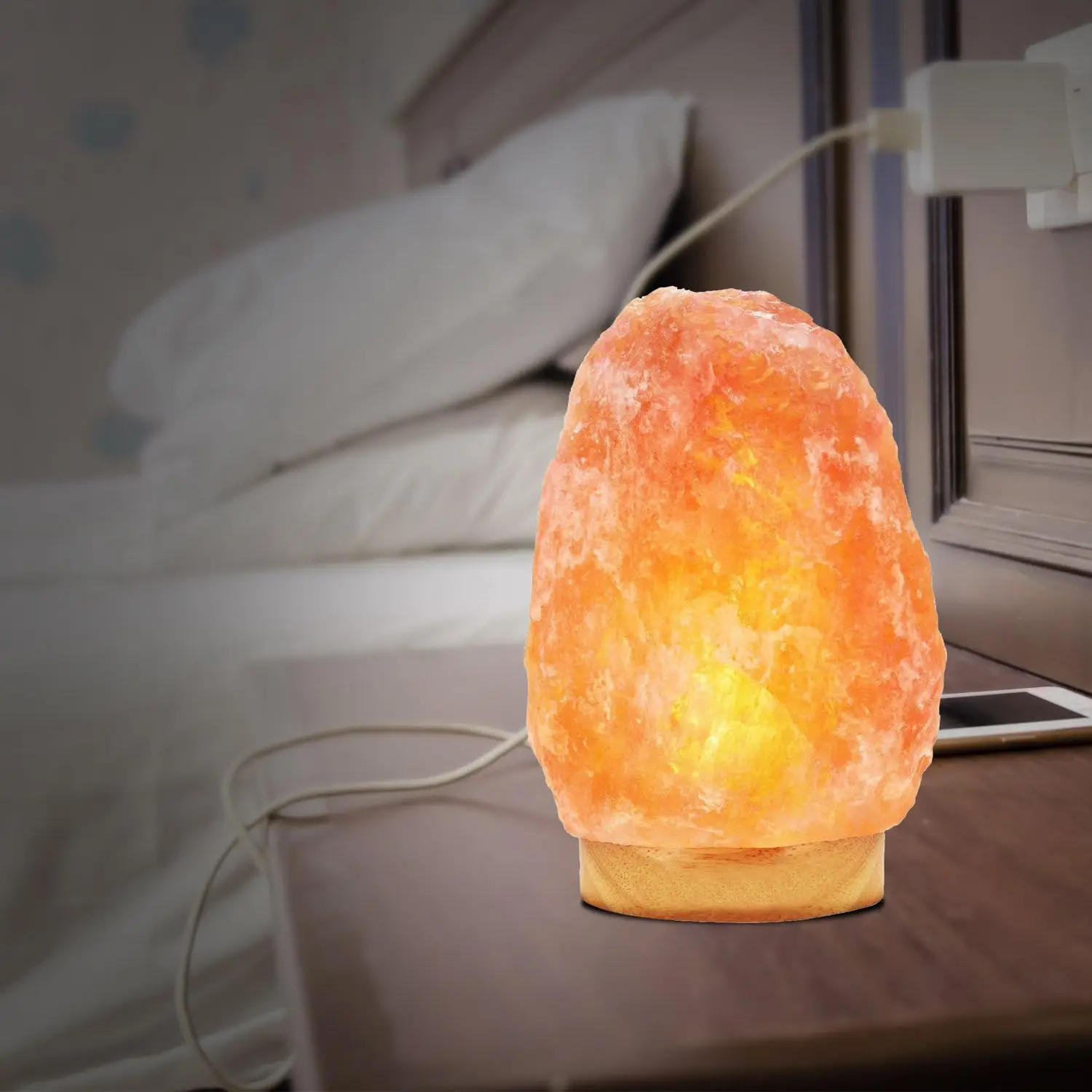 High Quality Pakistani Himalayan Glow Himalayan Hand Carved Crystal Salt Lamp Customized Packaging
