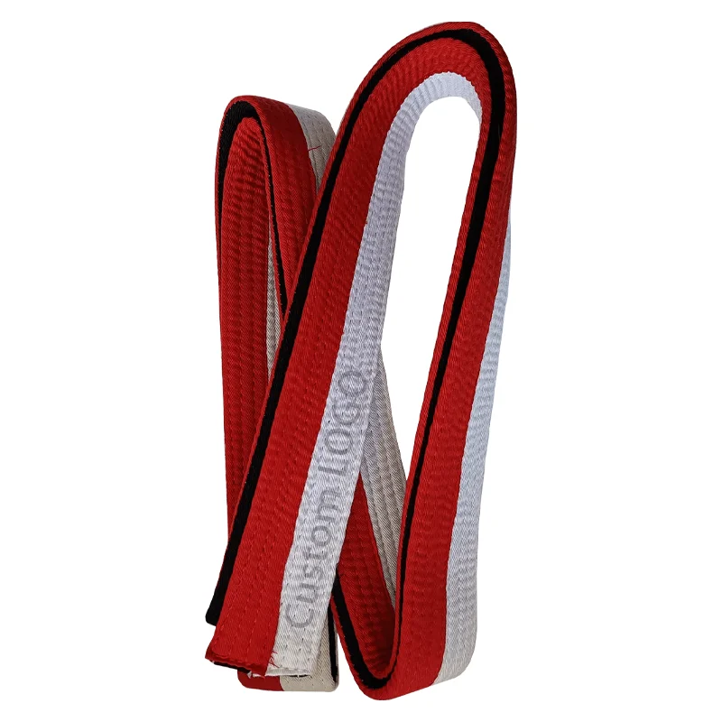 Wholesale High Quality Realsin MMA Custom Martial Arts Belts Karate Taekwondo Belts Color Belt
