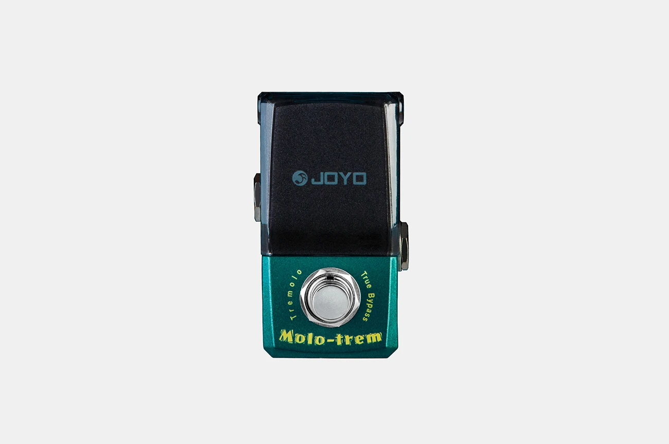Factory Direct JF-325 Molo-Trem Effect Pedal Sound Like Vintage Tube Amps Wiht Rate Depth Wave Knob Control Effect Pedal