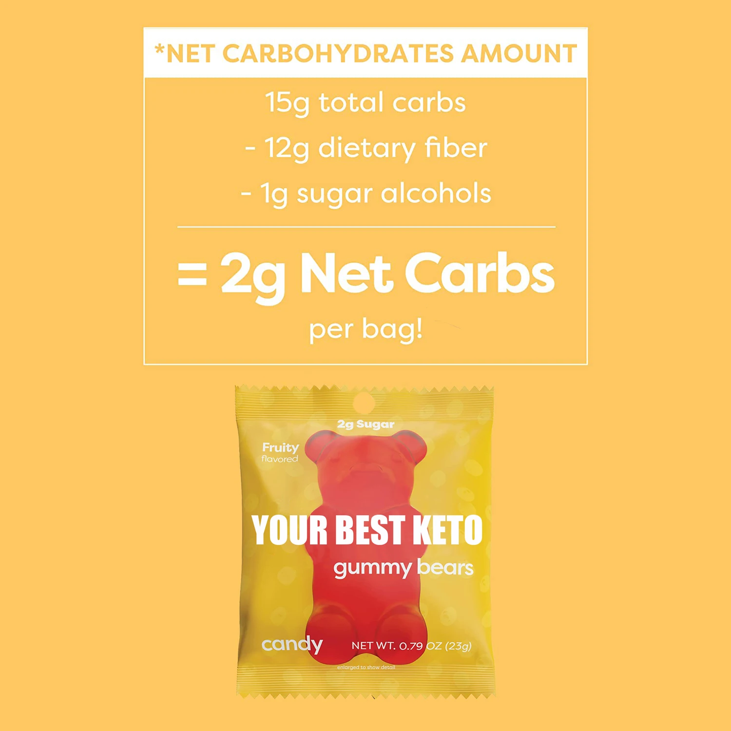 100% vegan sugar free keto candy gummies for weight management