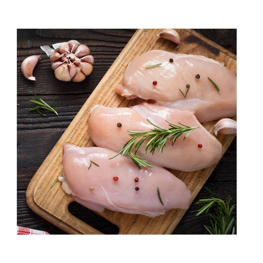 Hot Sale Halal Frozen Chicken Breast Skinless Boneless Chicken Breast Fillet From Poland