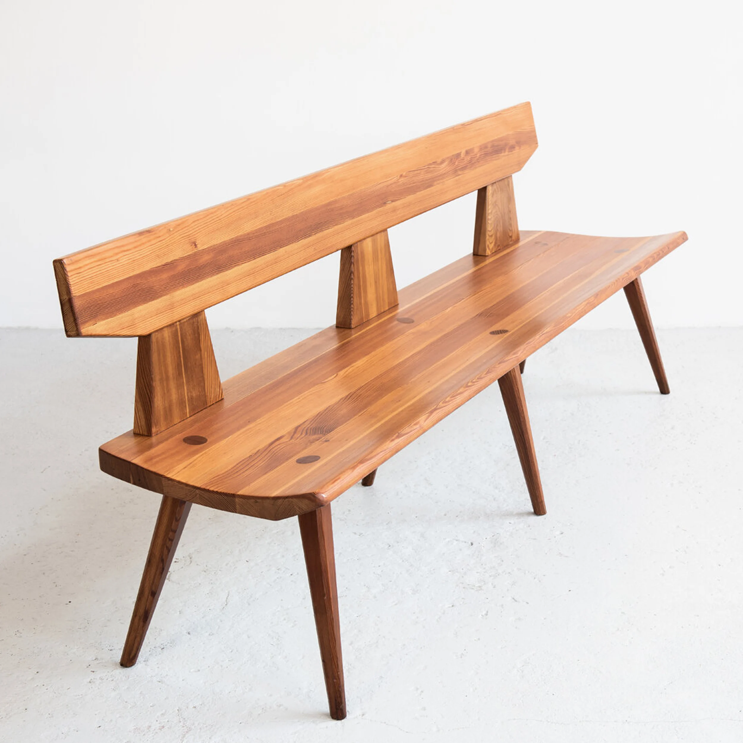 Dining Bench Outdoor Furniture Natural Teak Wood New Design - Rama