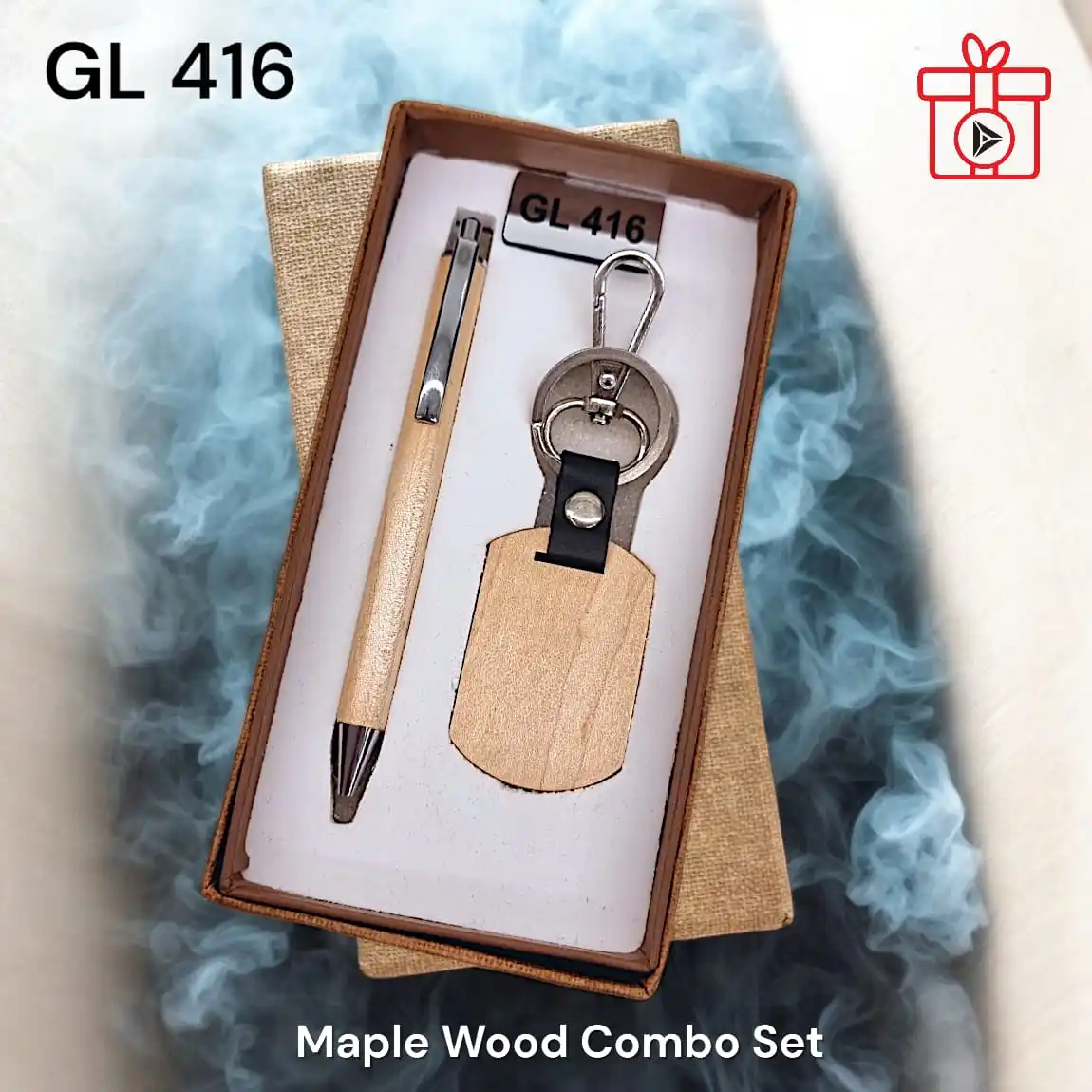 Corporate Gift-Simple and Classy Black Pen & Keychain Set for Christmas Promotional and Business Gifts Best Price