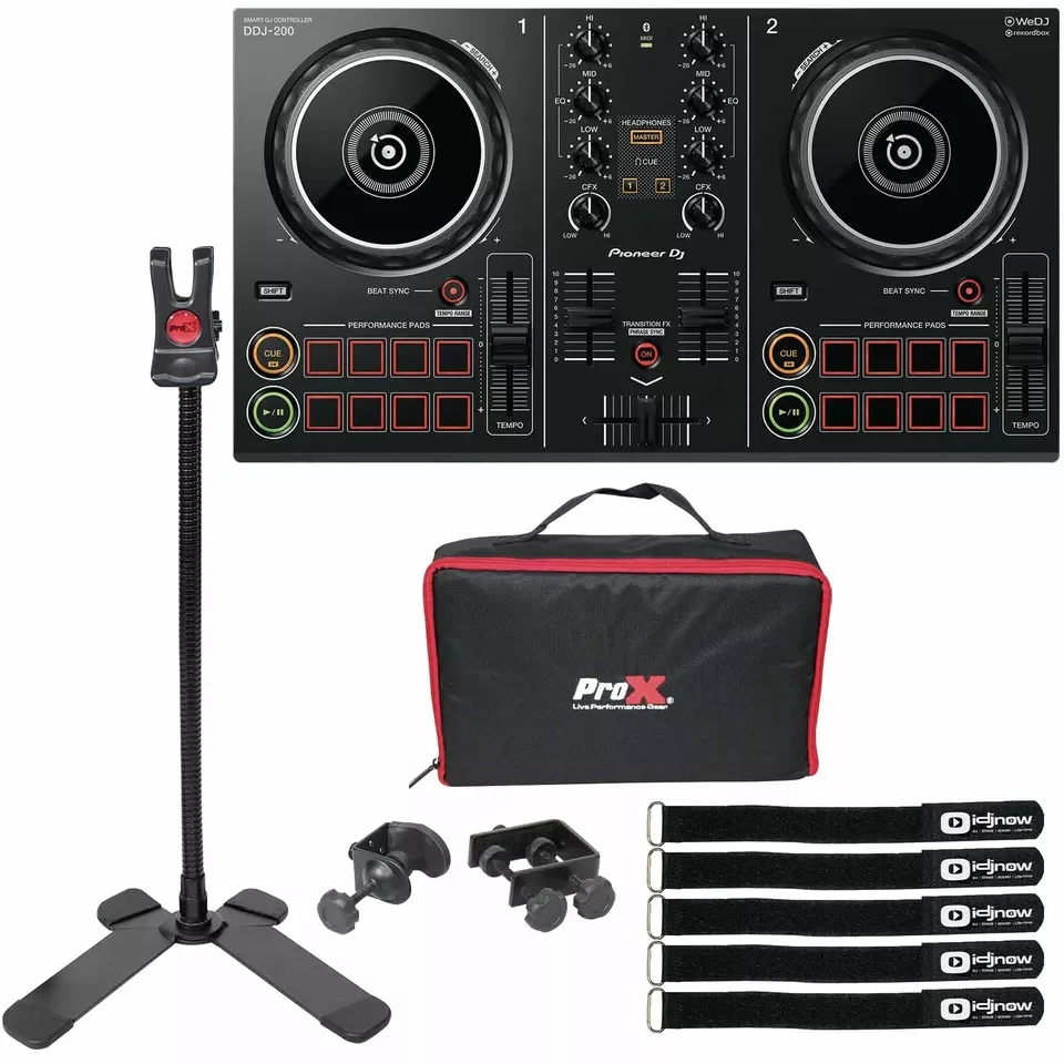 6 Channels Music Professional Record Mixer Console Pioneer DJ DDJ 200 DJ Controller
