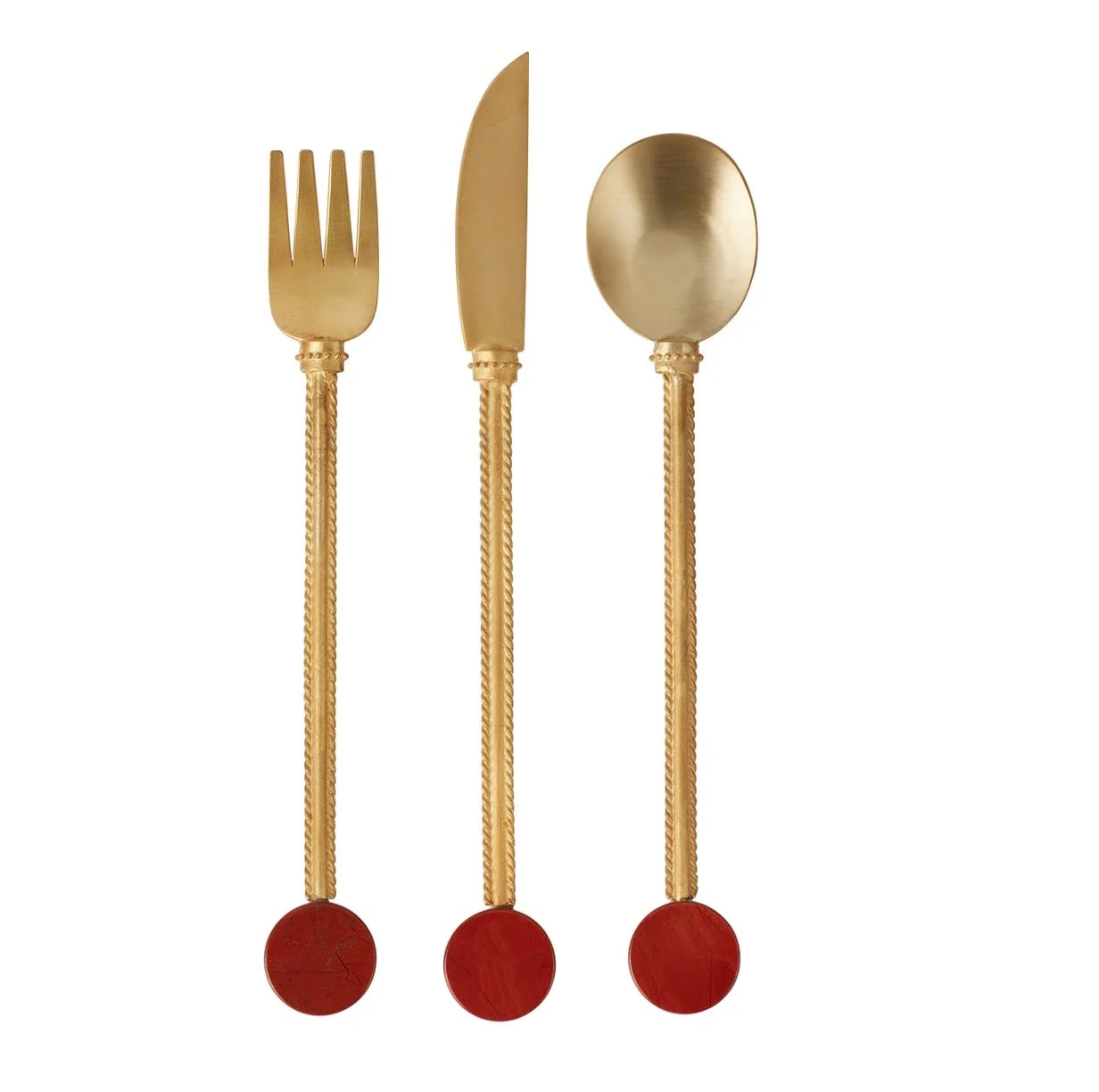 Wholesale Supplies Flatware Sets American Style Royal Vintage Gold Plated Cutlery set Stainless steel Wedding Hotel Flatware
