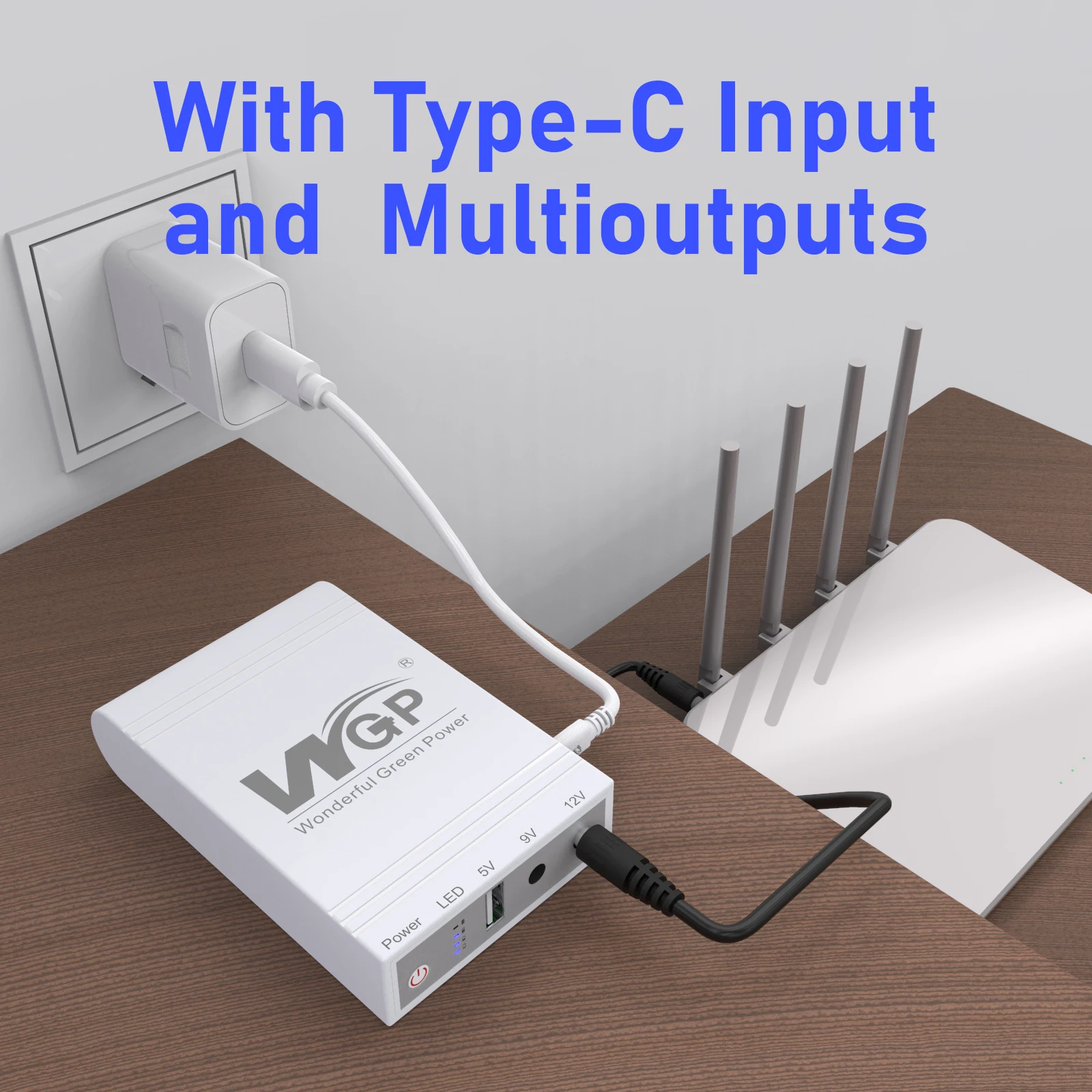 china wholesale uninterruptible power supply ups backup power 5V9V12V mini ups for wifi router
