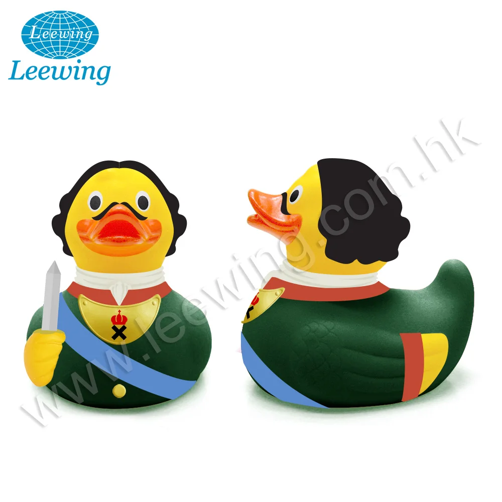 Gift PVC Vinyl Yellow Custom Character Design Sir Tom Jones Rubber Duck