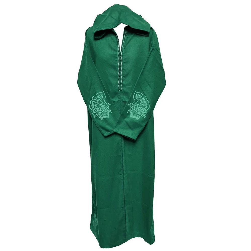 Hooded Winter Wholesale Moroccan Thobe Jubbah Mens Islamic Clothing 2022 Caftan Kaftan Arab Dresses