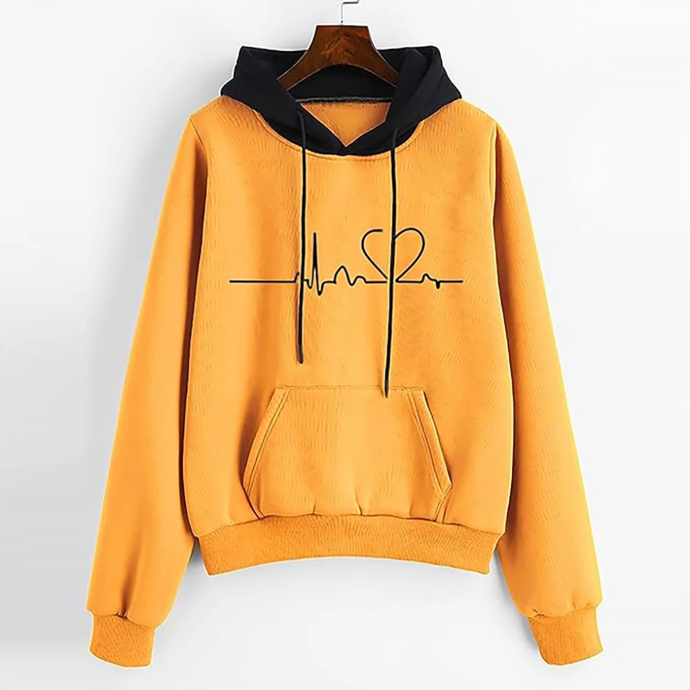 cotton korean Fashion long sleeve new Korean style high quality solid color pullover sweatshirt loose casual sports hoodie