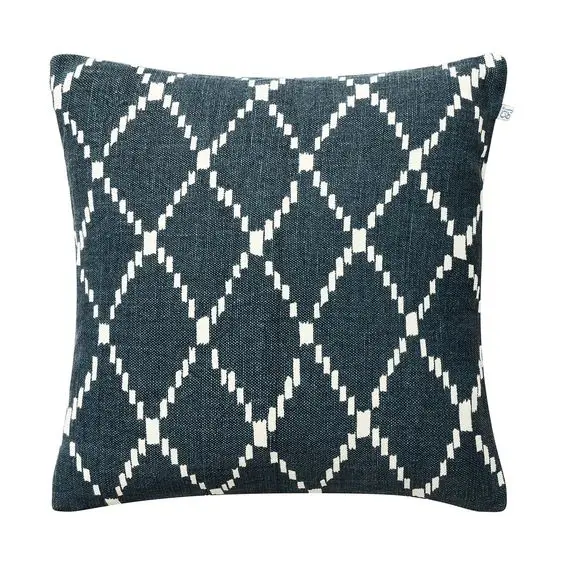 Japanese Simple Paige Hand Woven Embroidery Throw Pillow Covers with Fringing Supplier In India By Avior