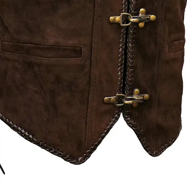 100% Genuine Suede Leather Vest For Men and Women Biker Leather Vest Quick Dry Men Fashion Style Leather Vest.