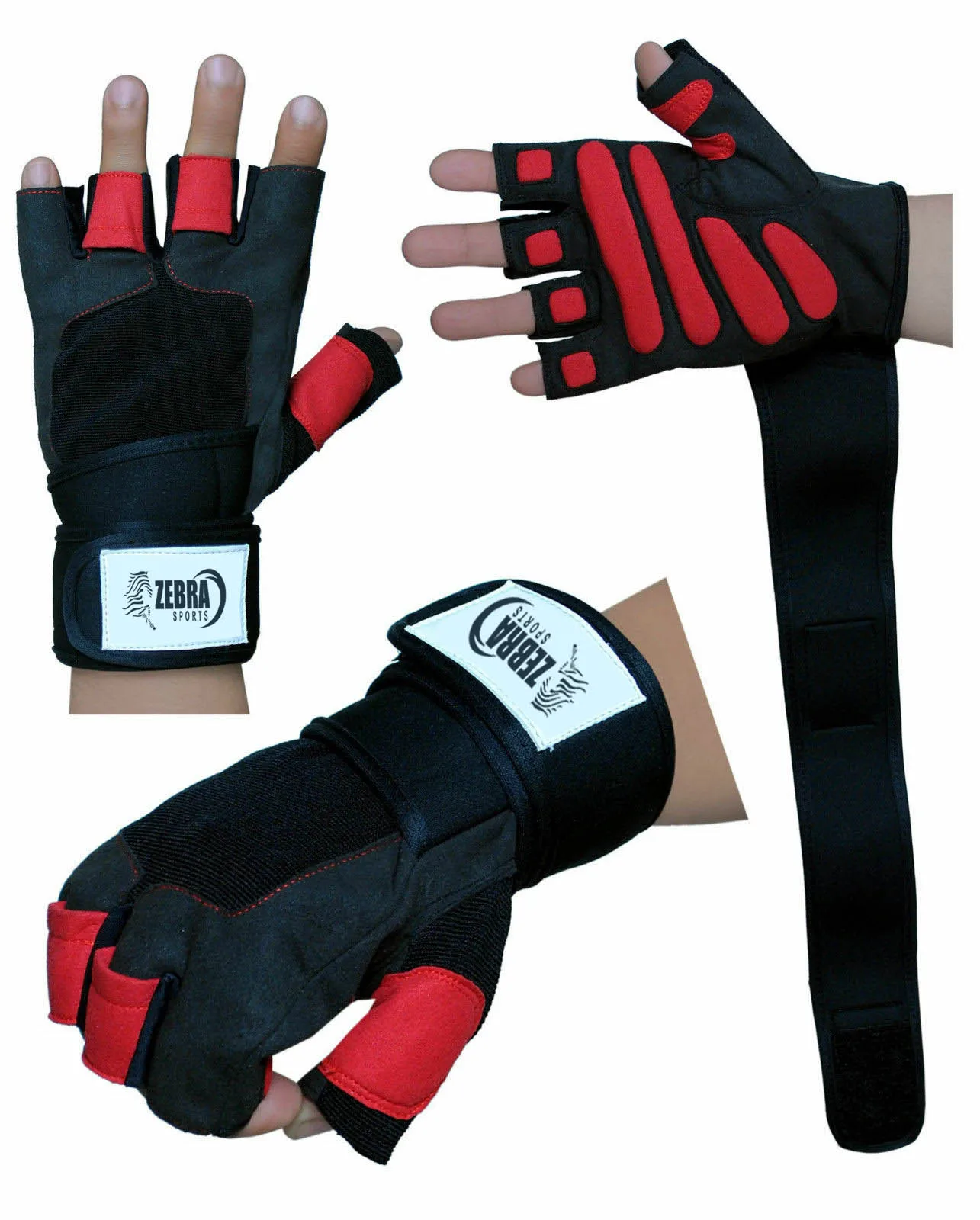 Custom Logo Weightlifting Gloves For men Women With Wrist Wraps Workout Gloves Gym Glove Wrist Support