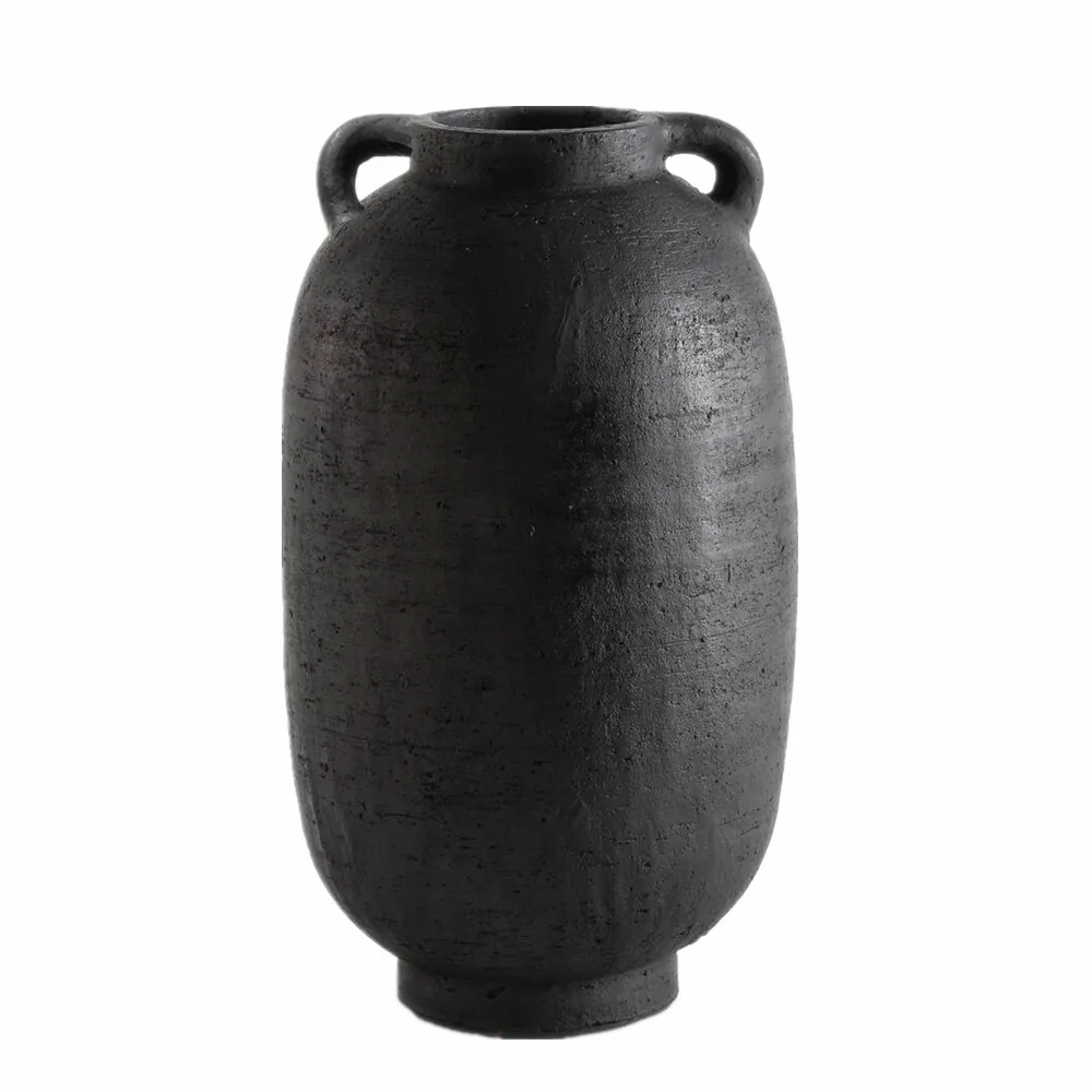 12 Inch Tabletop Decor Home Decoration Polyresin Flower Vase Clay Effect Resin Nordic STYLE