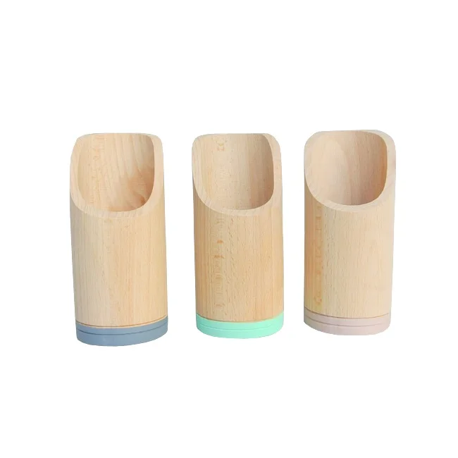 Hot Selling Product Table Top Decor Pen Storage Holder Stands Daily Usage Sustainable Wooden Pen Pencil Holder Case